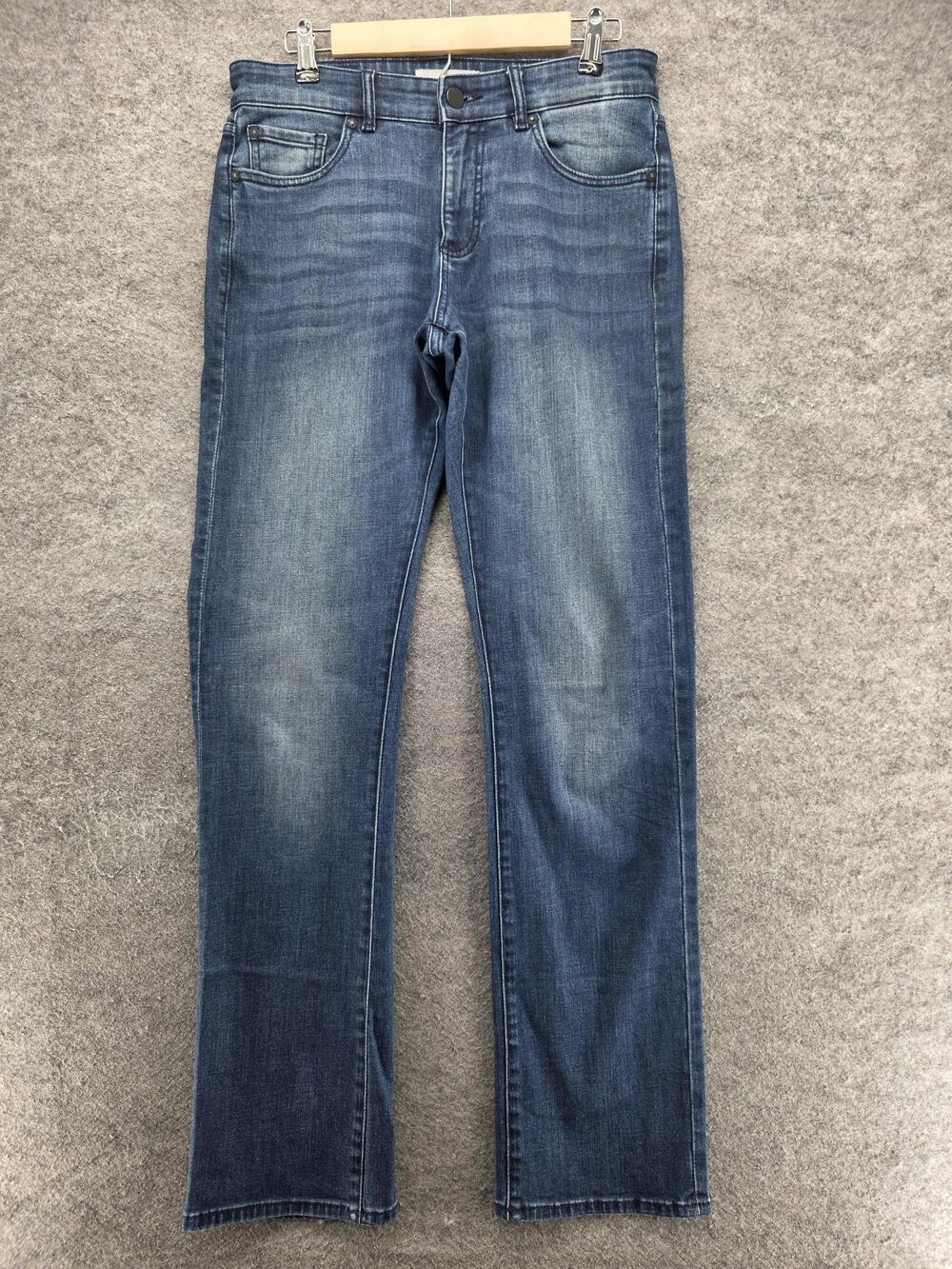 DL1961 Avery Jeans Mens 30x34 Blue Medium Wash Modern Straight Denim Pockets